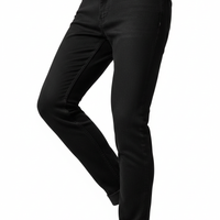 Slim-Fit Jeans in Black - 45 Degree Angle
