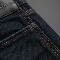 Slim-Fit Jeans in Dark Indigo - Denim Detail