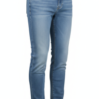Slim-Fit Jeans in Light Blue Wash - 45 Degree Angle