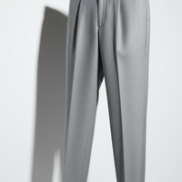 Formal Trousers in Light Gray - 45 Degree Angle