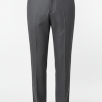 Formal Trousers in Charcoal - Front View