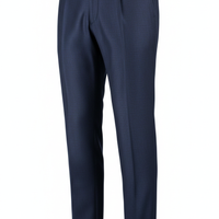 Formal Trousers in Midnight Blue - 45 Degree Angle