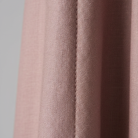 Midi Dress in Dusty Rose - Fabric Detail