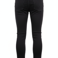 Slim-Fit Jeans in Black - Back View