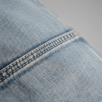 Slim-Fit Jeans in Light Blue Wash - Denim Detail